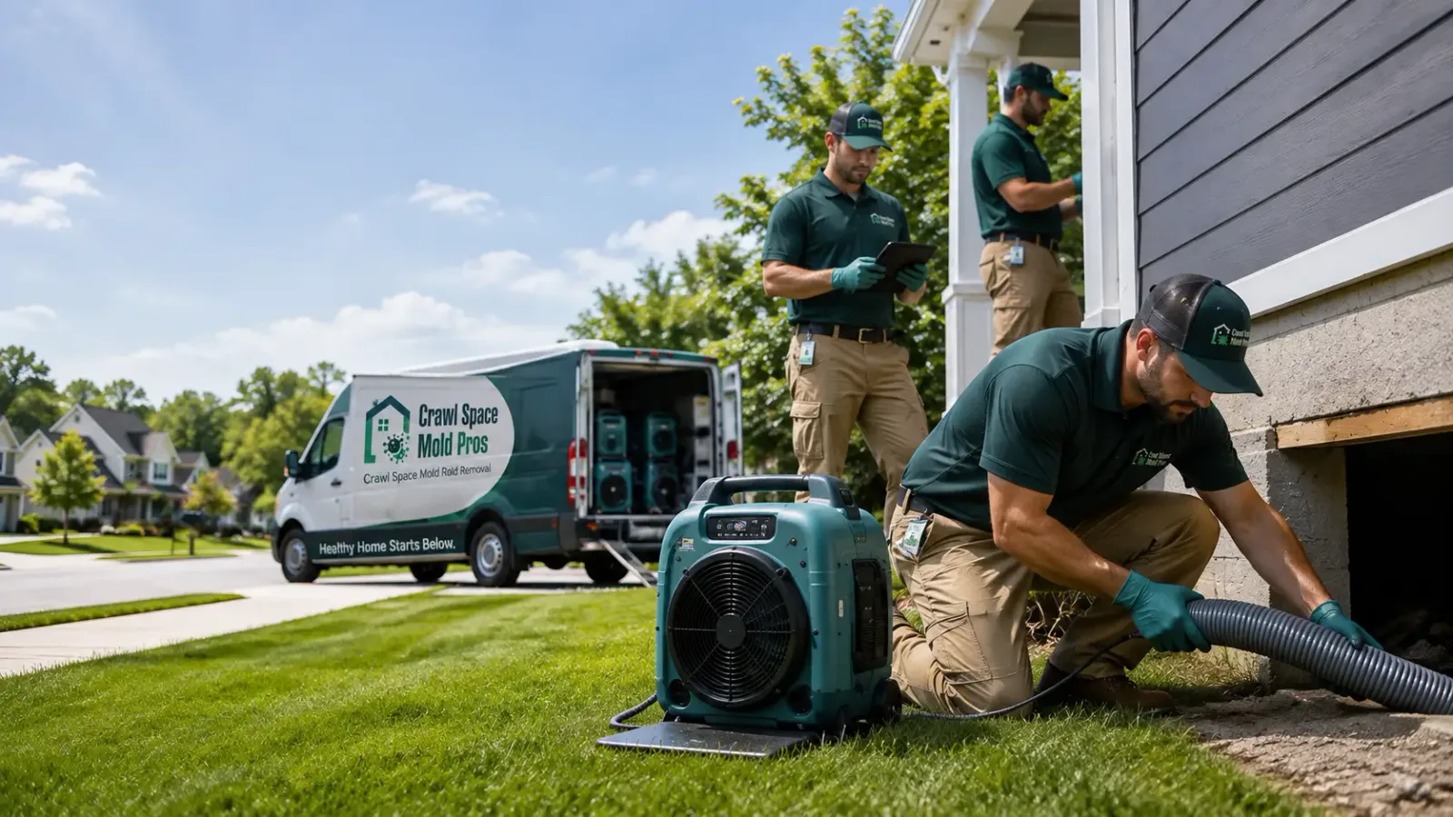 Crawl Space Mold Removal in Dubois, ID